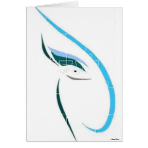 Cartão Placa Quebra-cabeça de Moda