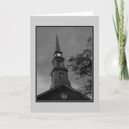 Cartão Placa Quotables 'The Tower Clock' Gótica