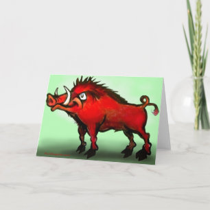 Cartão Placa Razorback