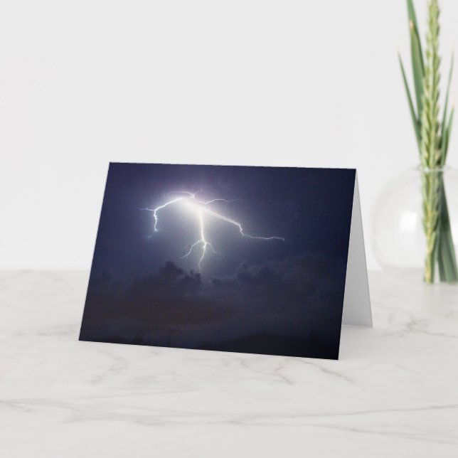 Cartão Placa - Relâmpago (Frente)