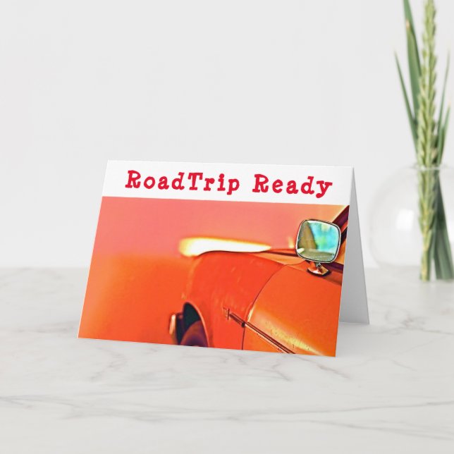 Cartão Placa RoadTrip Ready (Frente)