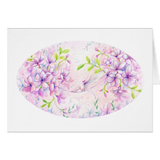 Cartão Placa rosa usky