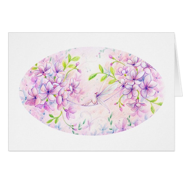 Cartão Placa rosa usky (Frente horizontal)