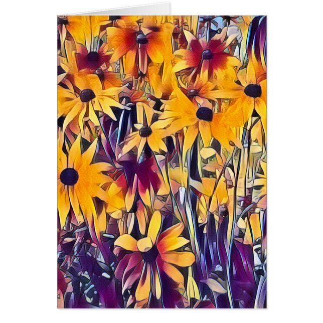 CARTÃO PLACA RUDBECKIAS (Frente)