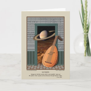 Cartão Placa Saturn