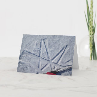 Cartão Placa secundária Ski Star