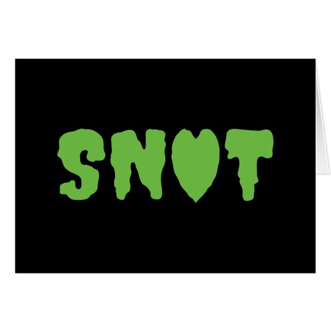 CARTÃO PLACA SNOT LOVE (Frente Horizontal)