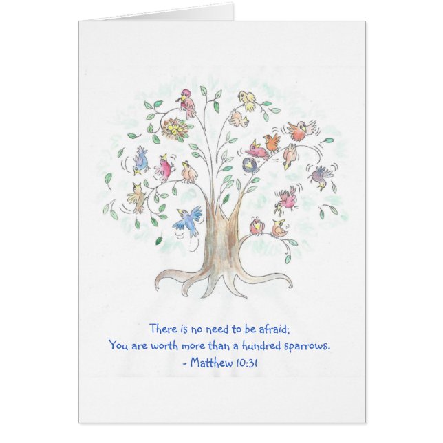 Cartão Placa Sparrows Sem Cuidado (Frente)