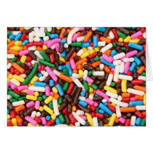 Cartão Placa Sprinkles