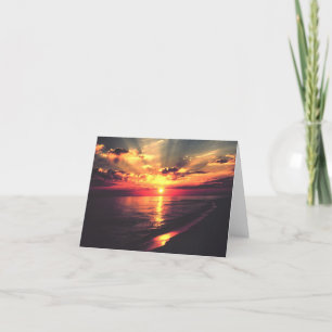 Cartão Placa SUNSET