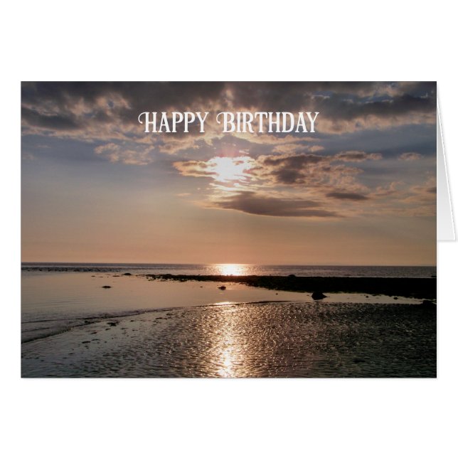 Cartão placa SUNSET (Frente Horizontal)