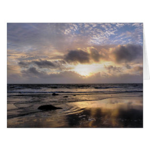 Cartão placa SUNSET