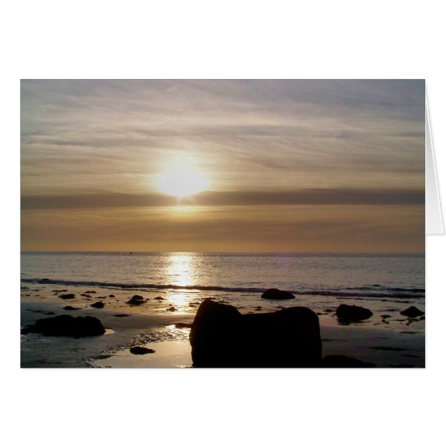 Cartão Placa SUNSET (Frente Horizontal)