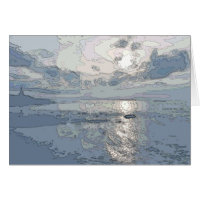 PLACA SUNSET GREETINGS