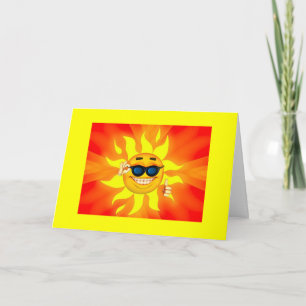 Cartão Placa Sunshine