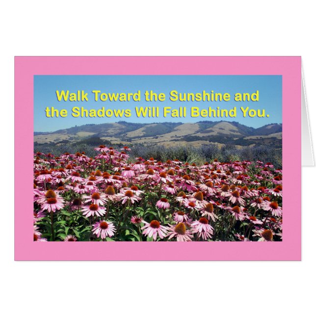 Cartão Placa Sunshine e Shadows (Frente Horizontal)