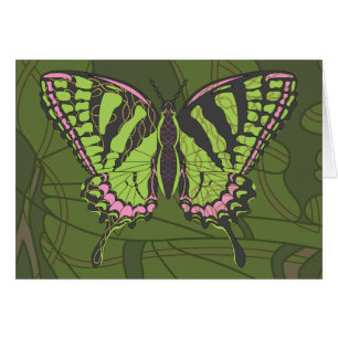 Cartão Placa Swallowtail Celta