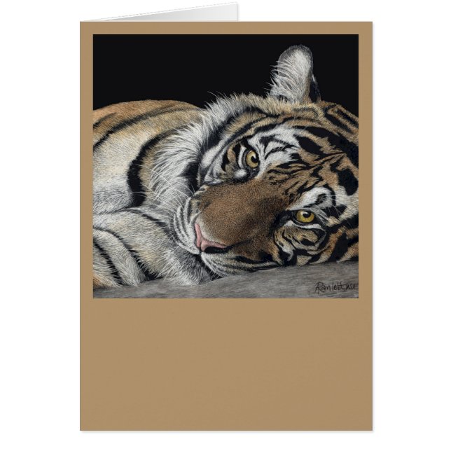 Cartão Placa Tiger (Frente)