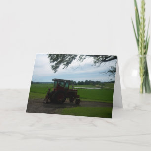 Cartão Placa Trator