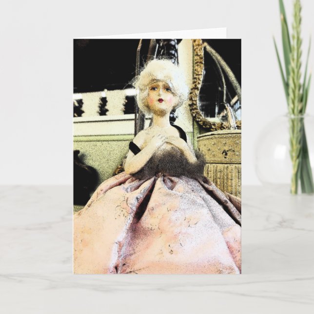 Cartão Placa Vintage Doll (Frente)