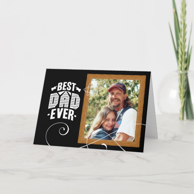 Cartão Placas de Dia de os pais personalizadas de 5" x 7" (Frente)