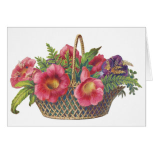 Cartão Placas De Disposição Floral Coloridas