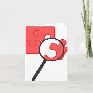 Cartão Placas de Nota de Peças quebra-cabeça