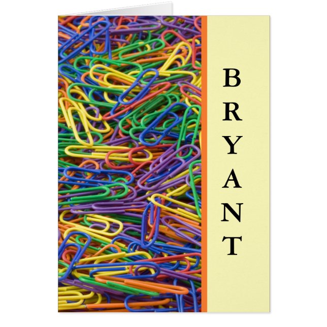 Cartão Placas de Nota Personalizadas com Design Retroativ (Frente)