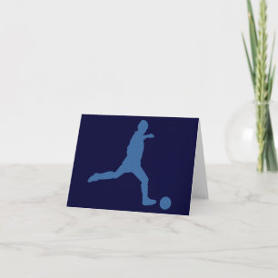 Cartão Placas de Nota Silhub de Futebol