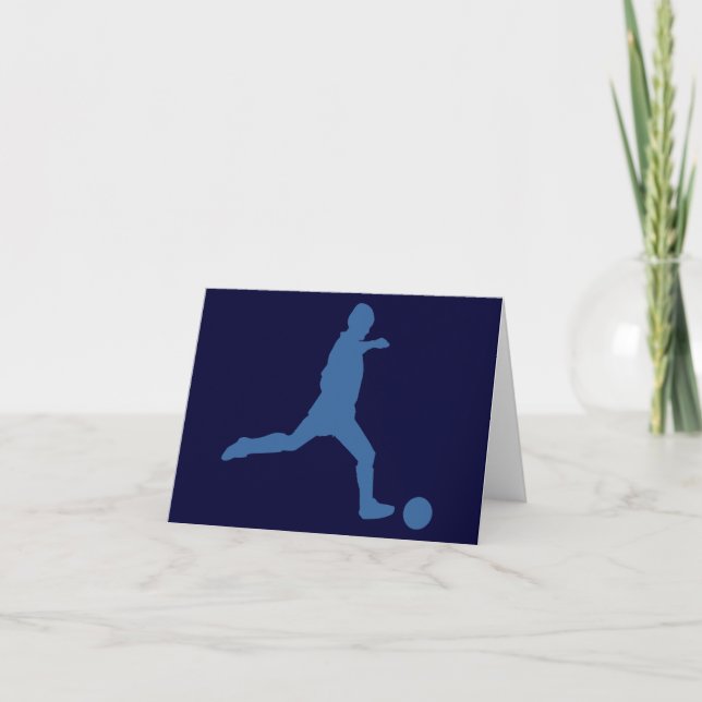 Cartão Placas de Nota Silhub de Futebol (Frente)