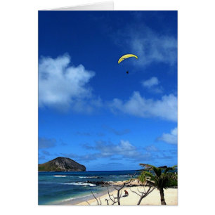 Cartão planador Hawaiian Hang
