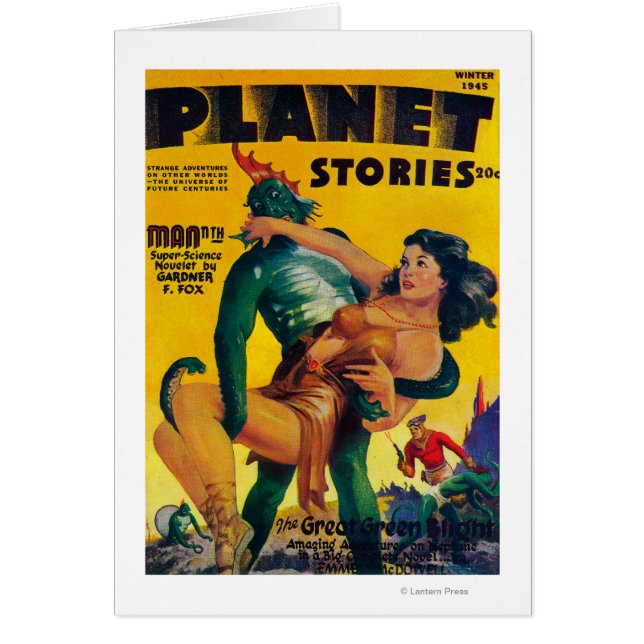 Cartão Planet Stories Magazine Cobrir 4 (Frente)