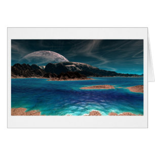 Cartão Planeta azul