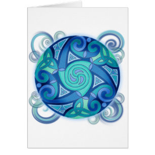 Cartão Planeta celta