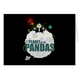 Cartão Planeta Dos Pandas