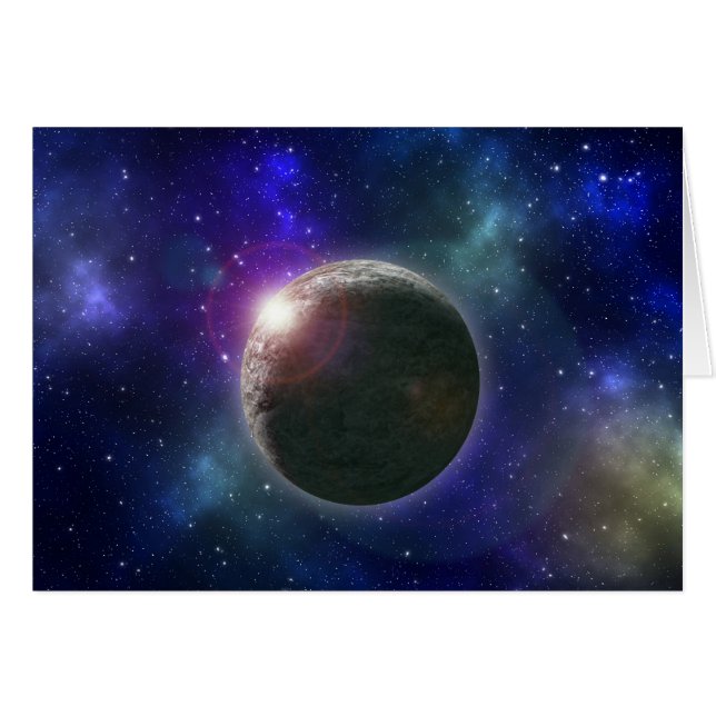 Cartão Planeta Dos Sonhos, (Frente Horizontal)