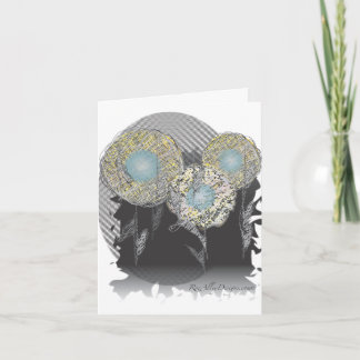 Cartão Planeta Flor