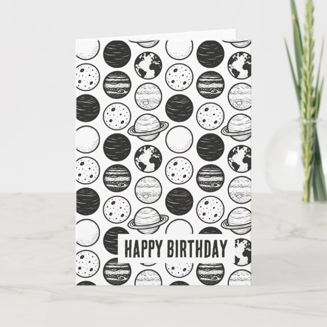 Cartão Planetas (Frente)