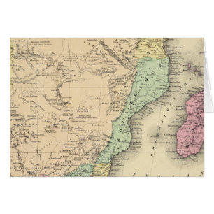 Cartão Planilha Sul da África