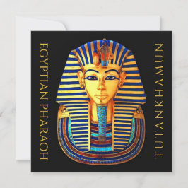 Cartão plano de alta definição Pharaoh Tutankhamun