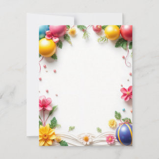 Cartão plano de aniversário