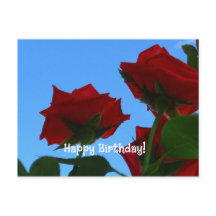 cartão plano de aniversário de saudações