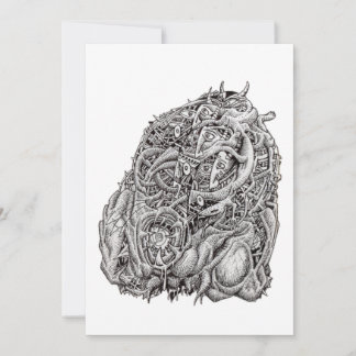 Cartão Plano de Cabeça Cosmográfica