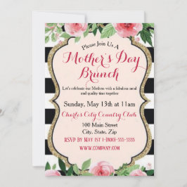 Cartão Plano de Convite à Mãe Legant Brunch