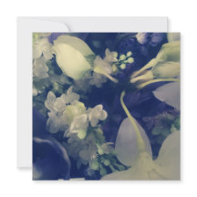 cartão plano de flores de vintage