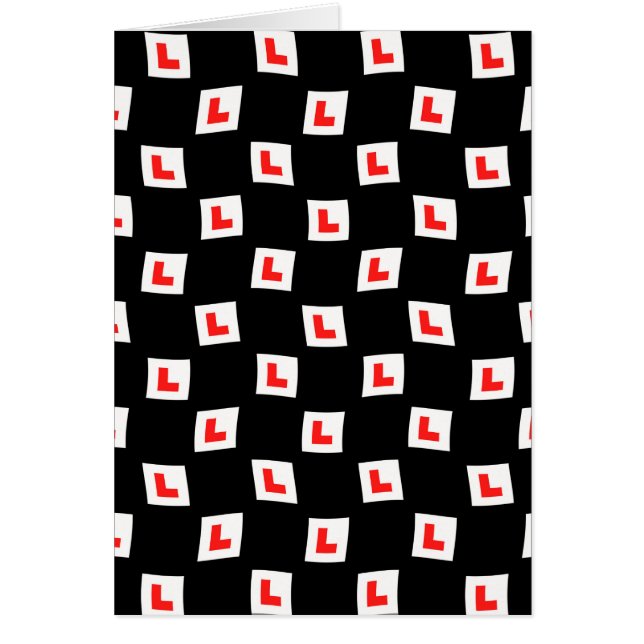 Cartão Plano de fundo preto do papel de parede do instrut (Frente)