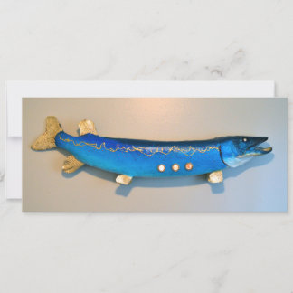 Cartão plano de peixe de Jonah