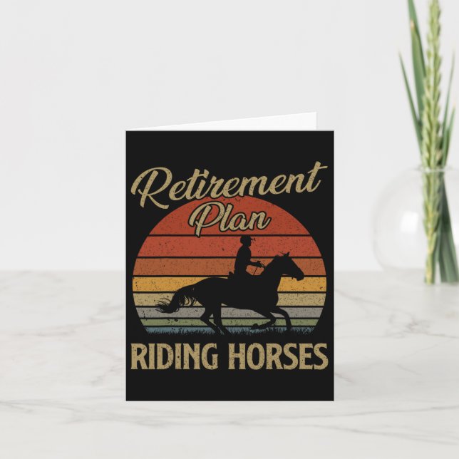Cartão Plano de Reforma Cavalos Cavalos Cavalos Cavalos S (Frente)