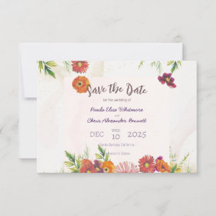 Cartão Plano de Salvar a Data do Casamento