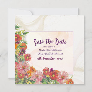 Cartão Plano de Salvar a Data do Casamento